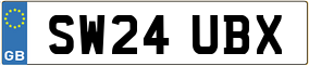 Truck License Plate